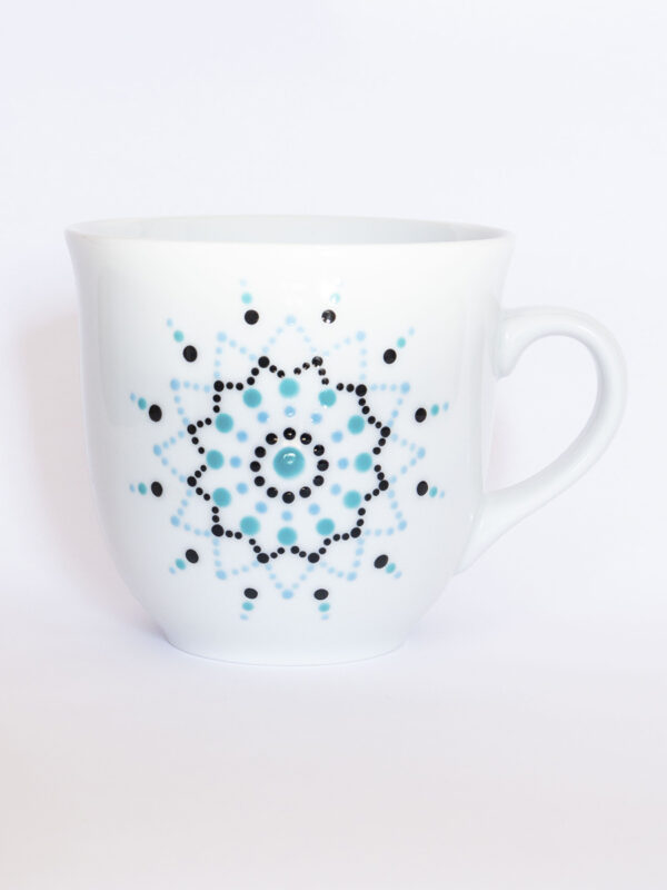 Ručně malovaný porcelánový hrneček