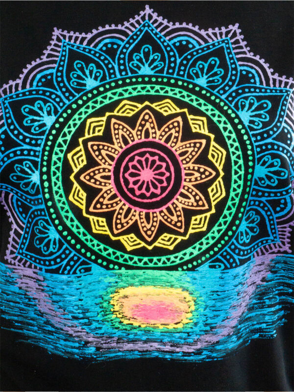 Mandala v barvách čaker